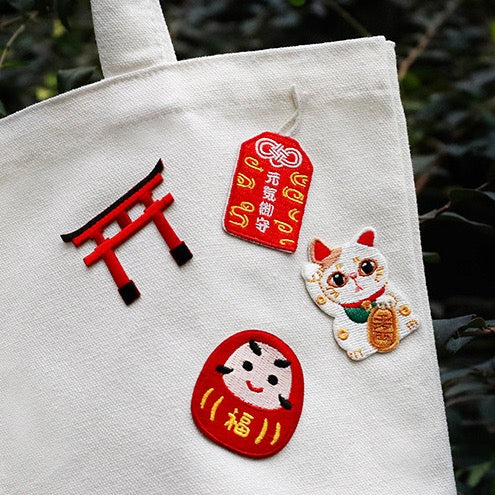 Lucky Cat & Shrine Patches(Stick-On)