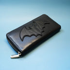 Black Faux Leather Bat & Cross Patches(Stick-On) - CheerCove