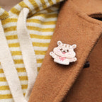 Embroidered Pins of Hamster
