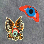 Big-Eyed Monster Patches (Iron-On)