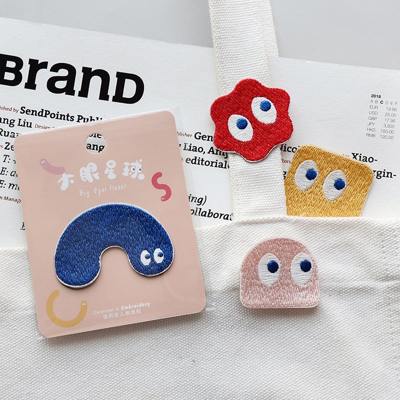 Big-Eyed Planet Patches (Stick-On)