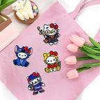 Cute Cartoon Cat Patches (Iron-On)