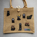 Cute Black Cat Patches (Stick-On)