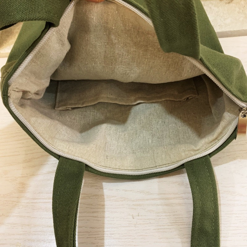 Canvas Bucket Bag