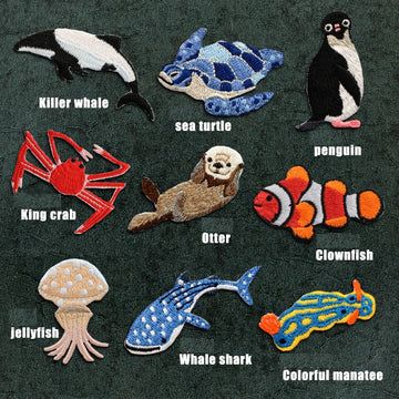 Marine Animals Patches(Stick-On)