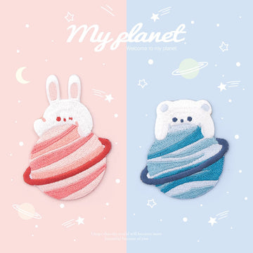 Bunny Planet Embroidered Patches - Multiple Designs Available - CheerCove