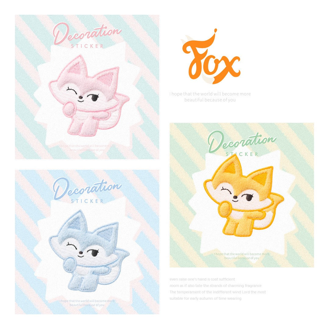 Fox Embroidered Patches - Multiple Designs Available - CheerCove