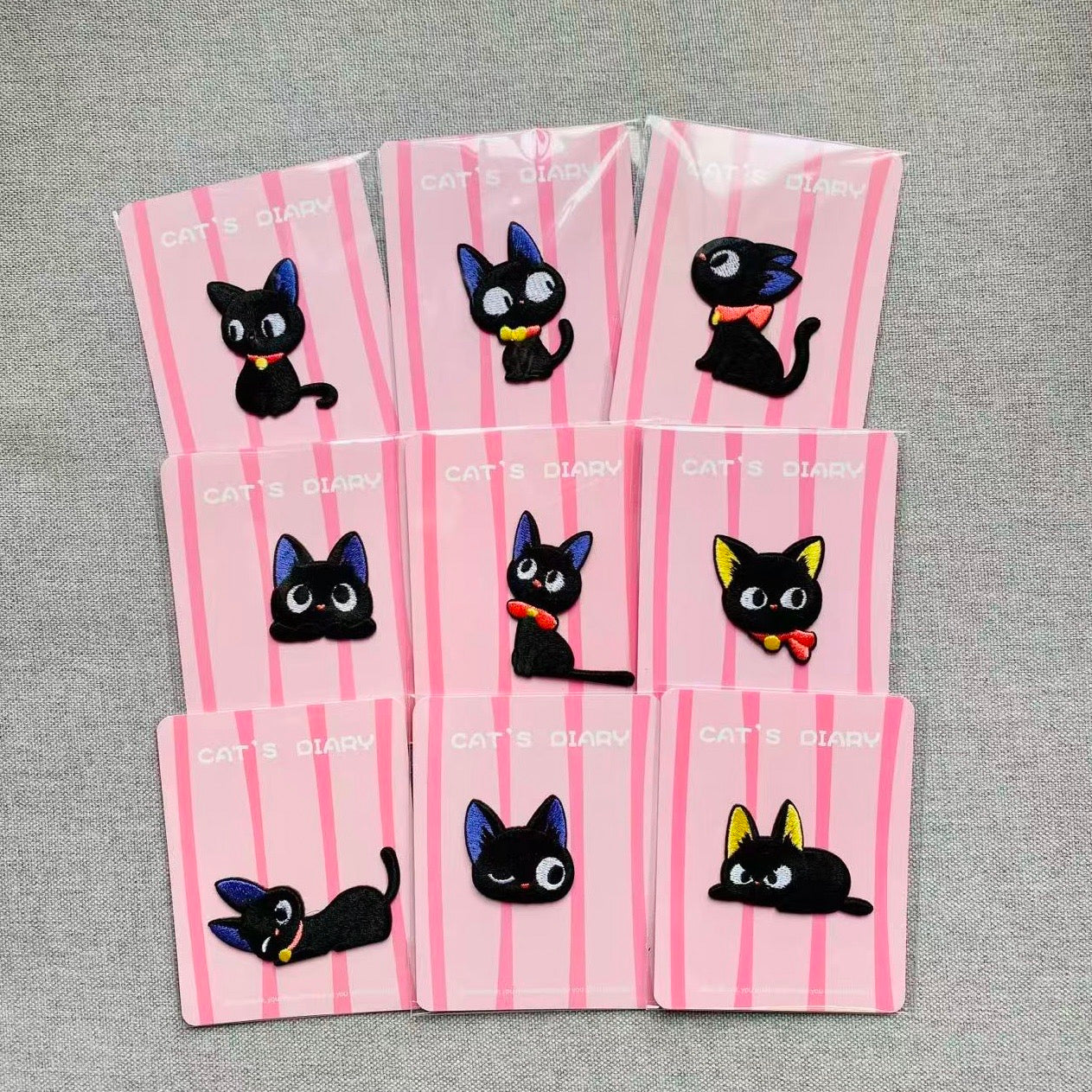 Cat's Diary Patches(Stick-On)