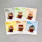 Full Body Red Panda in Hat Patches(Stick-On)
