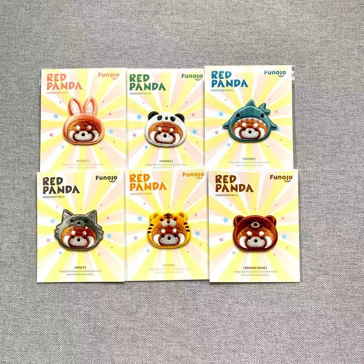 Cute Red Panda in Hat Patch Patches(Stick-On)