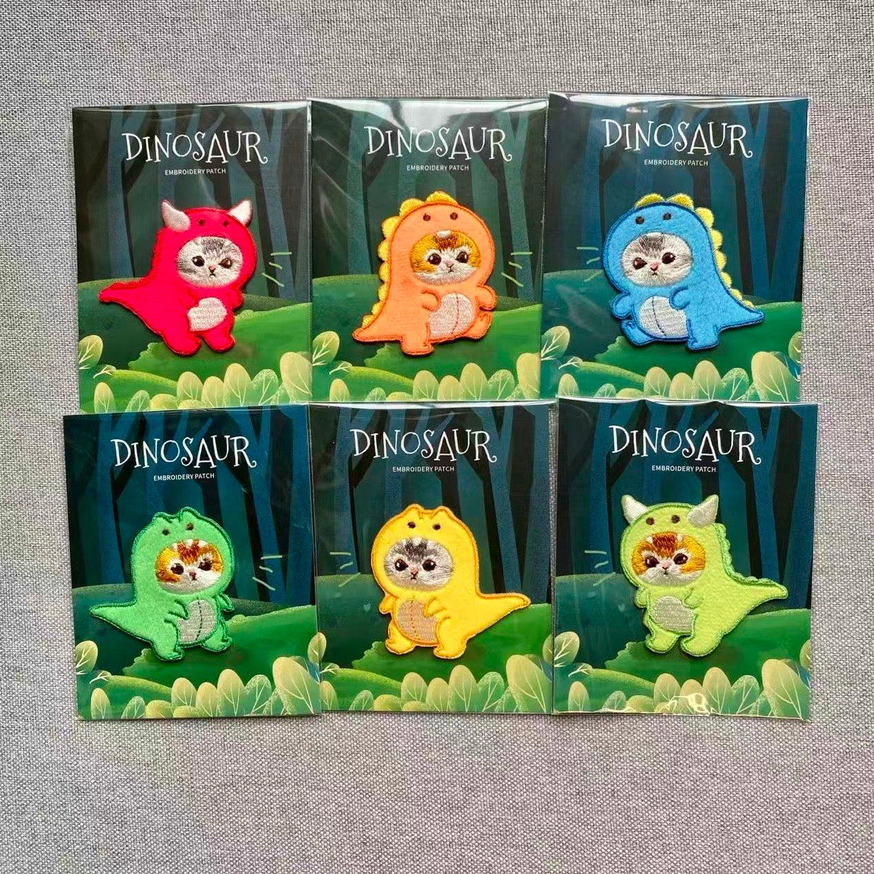 Purr-saurus Patches(Stick-On)