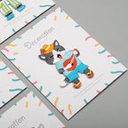 Joyful Kitten Patches (Iron-On)