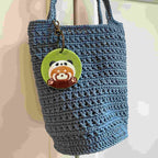 Lovely Double-Sided Embroidered Red Panda Charms