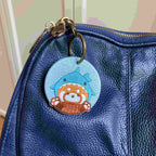 Lovely Double-Sided Embroidered Red Panda Charms