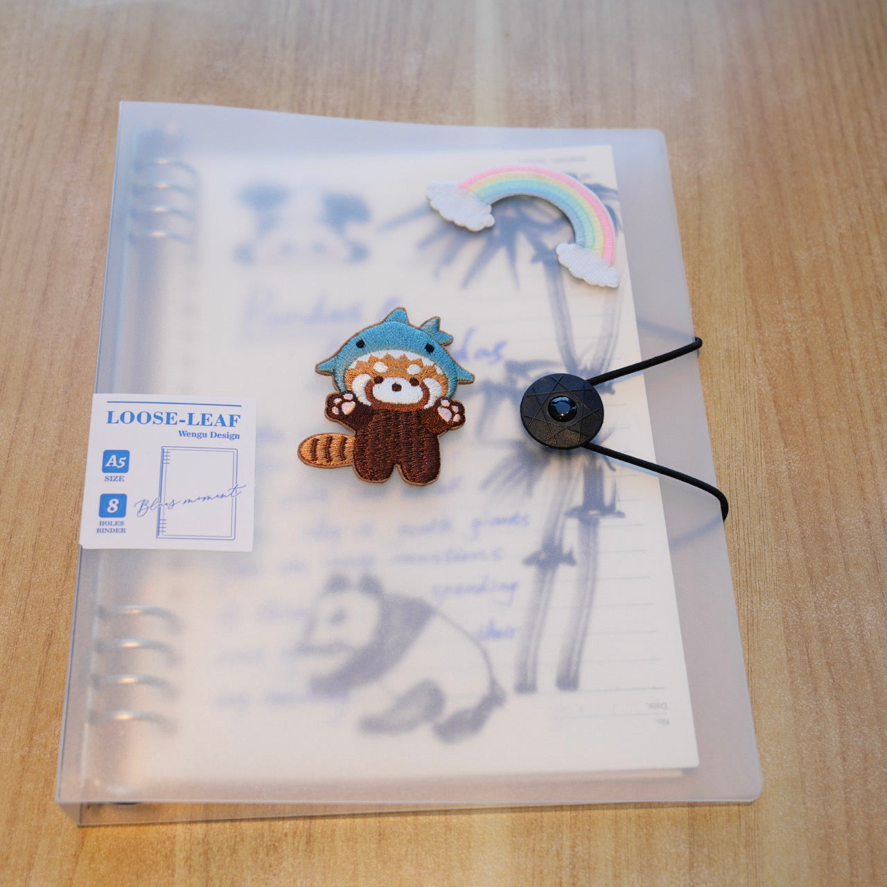 Full Body Red Panda in Hat Patches(Stick-On) - CheerCove