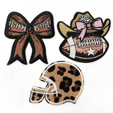 Playful Rugby Patches (Iron-On)