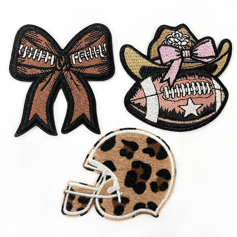 Playful Rugby Patches (Iron-On)
