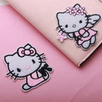 Bow-Faced Kitten Patches (Iron-On)