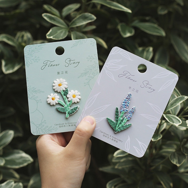 Blooms of the Seasons Patches(Stick-On)
