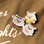 Embroidered Pins of Hamster