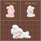 Teddy Rabbit Patches(Stick-On)