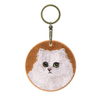 Cute Double-Sided Embroidered Cat Charms