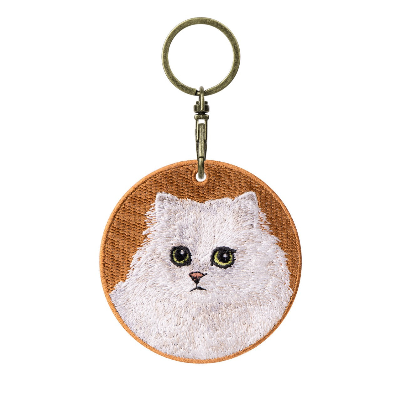 Cute Double-Sided Embroidered Cat Charms