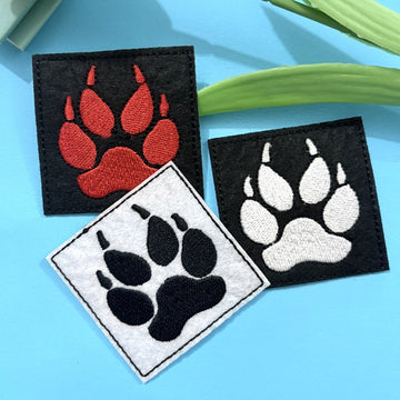 Bear Paw Patches (Iron-On)