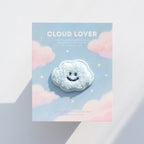 Plush Smiling Cloud Patches(Stick-On)