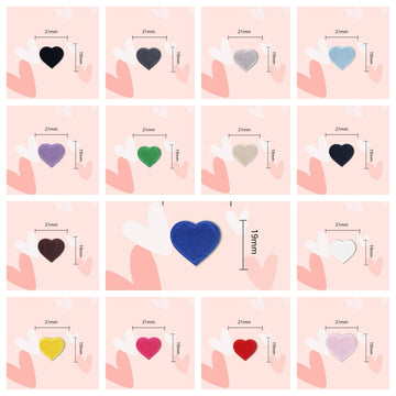 Heart Embroidered Patches - Multiple Designs Available - CheerCove