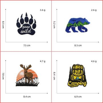 Forest Explorer Patches (Iron-On)