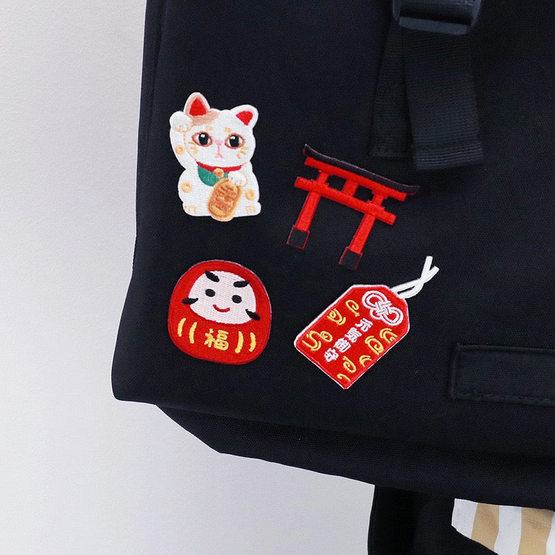Lucky Cat & Shrine Patches(Stick-On)