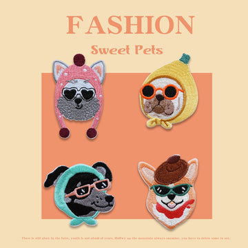 Fashion Dog  Patches (Stick-On)