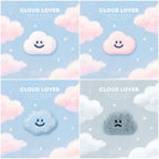 Plush Smiling Cloud Patches(Stick-On)