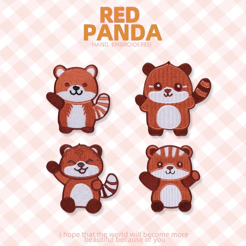Sunny Red Panda Patches (Stick-On)