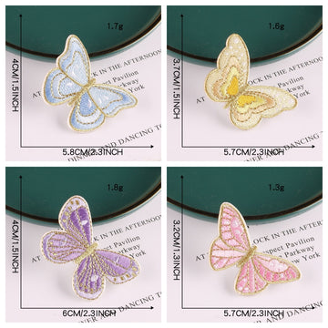 Butterfly Embroidered Patches ① - Multiple Designs Available - CheerCove