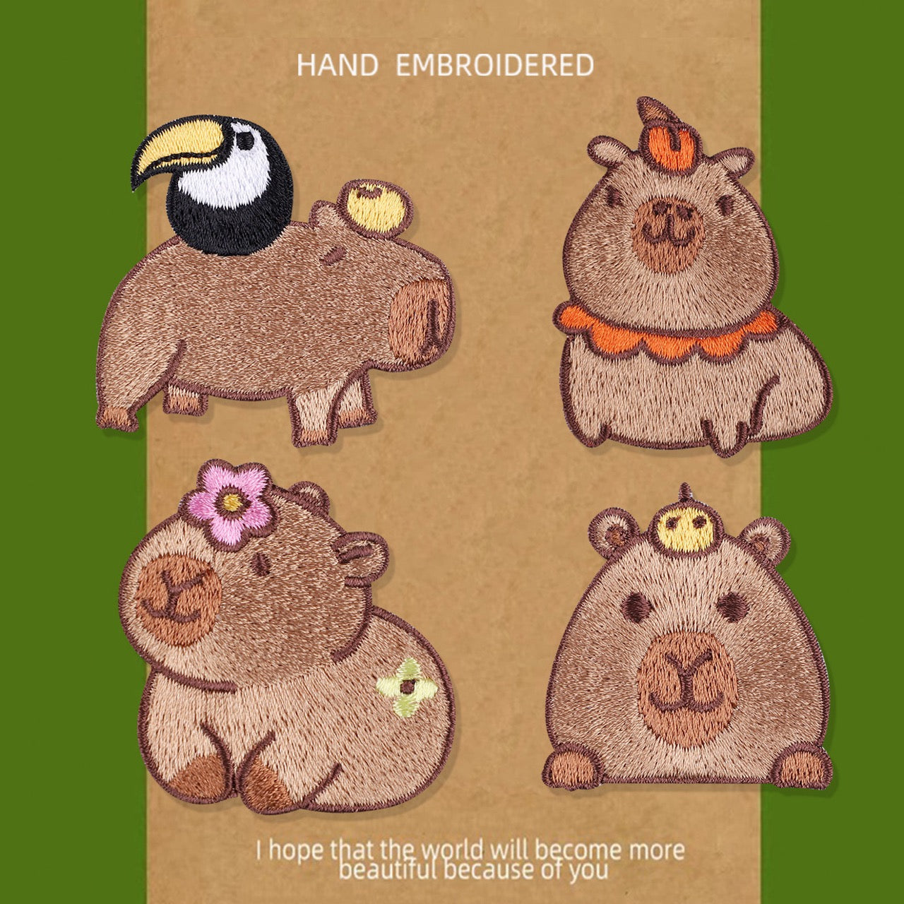 Capybara and Pals Patches (Stick-On)