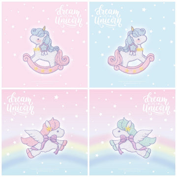 Dream Like a Unicorn Embroidered Patches - Multiple Designs Available - CheerCove