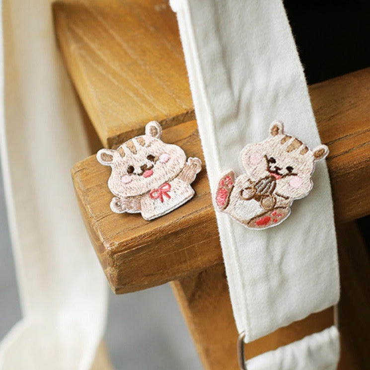 Embroidered Pins of Hamster