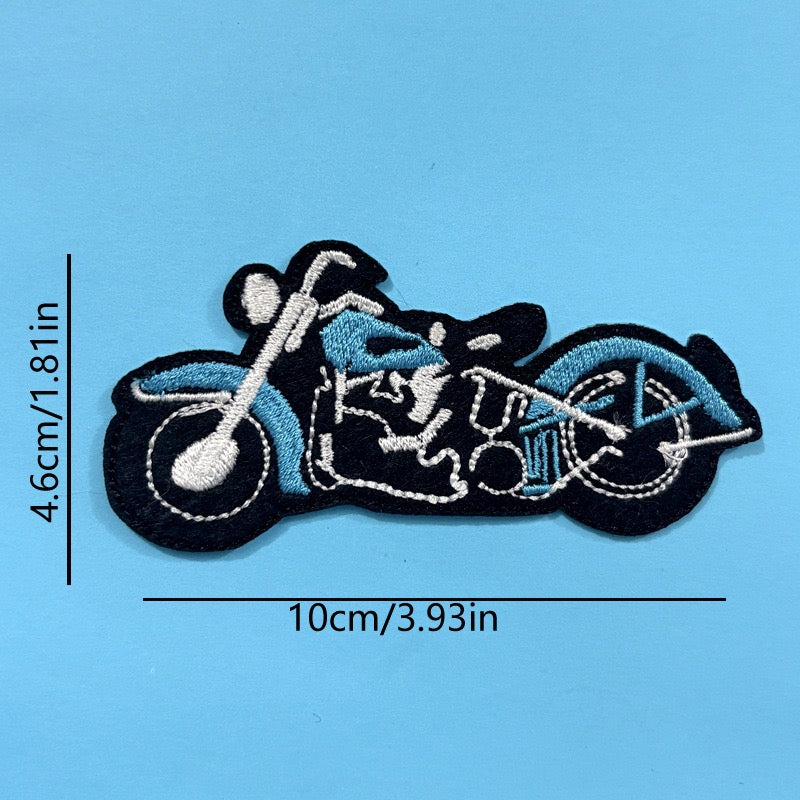 Vintage Motorcycle Patches (Iron-On)