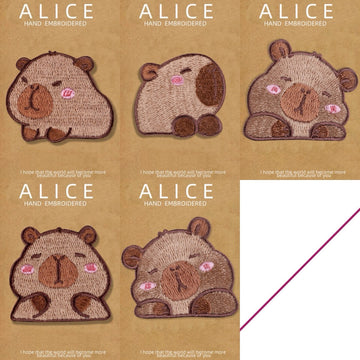 Derpy Capybara Patches (Stick-On)