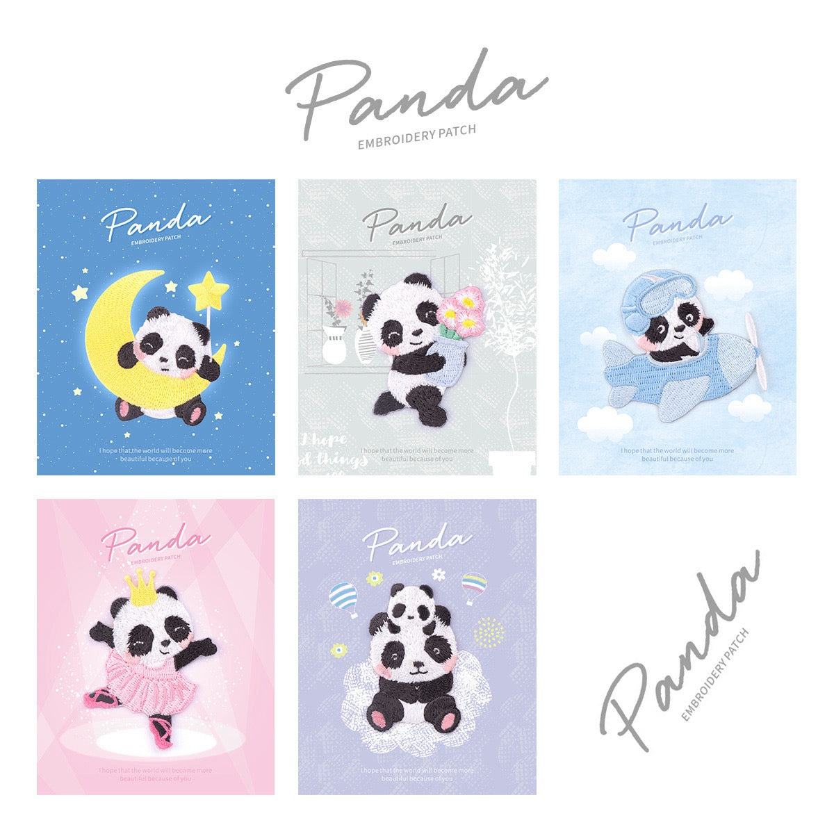 Enchanted Panda Patches (Stick-On)