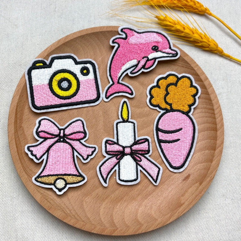 In Pink We Trust Patches (Iron-On)