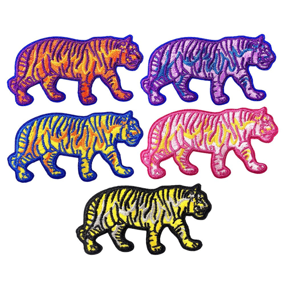 Holographic Tiger Patches (Iron-On) - CheerCove