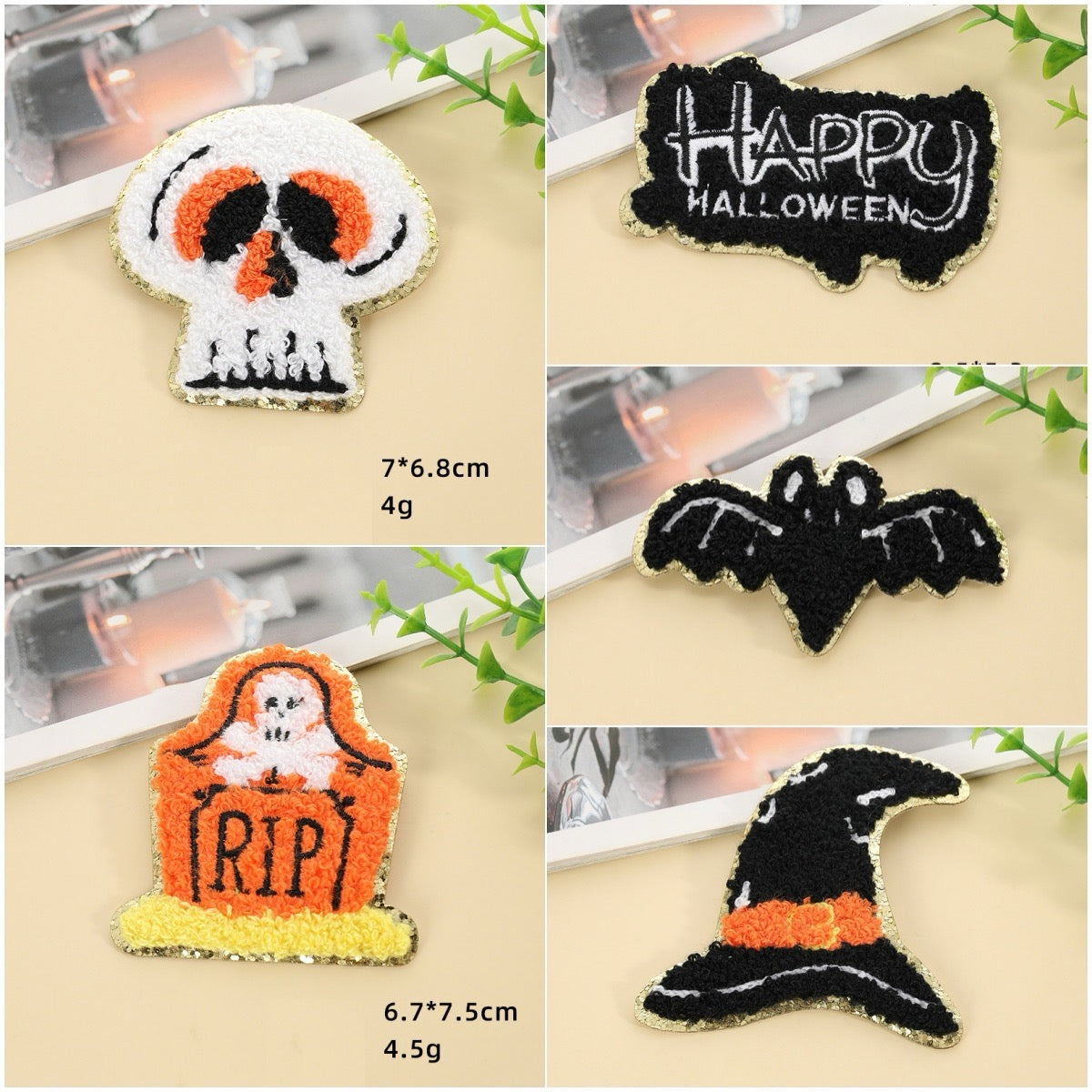 Haunted Nights Patches(Stick-On)