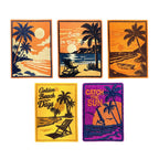 Sunset Beach Patches (Iron-On) - CheerCove
