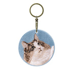 Cute Double-Sided Embroidered Cat Charms