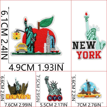 Statue of Liberty Patches (Iron-On)