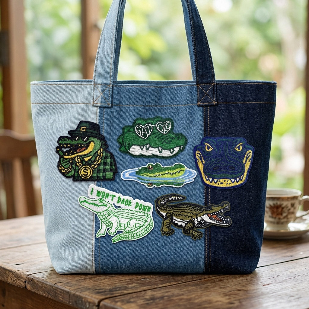 Crocodile Patches (Iron-On)