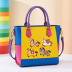 lucky fortune pony embroidered stick-on patch on bag